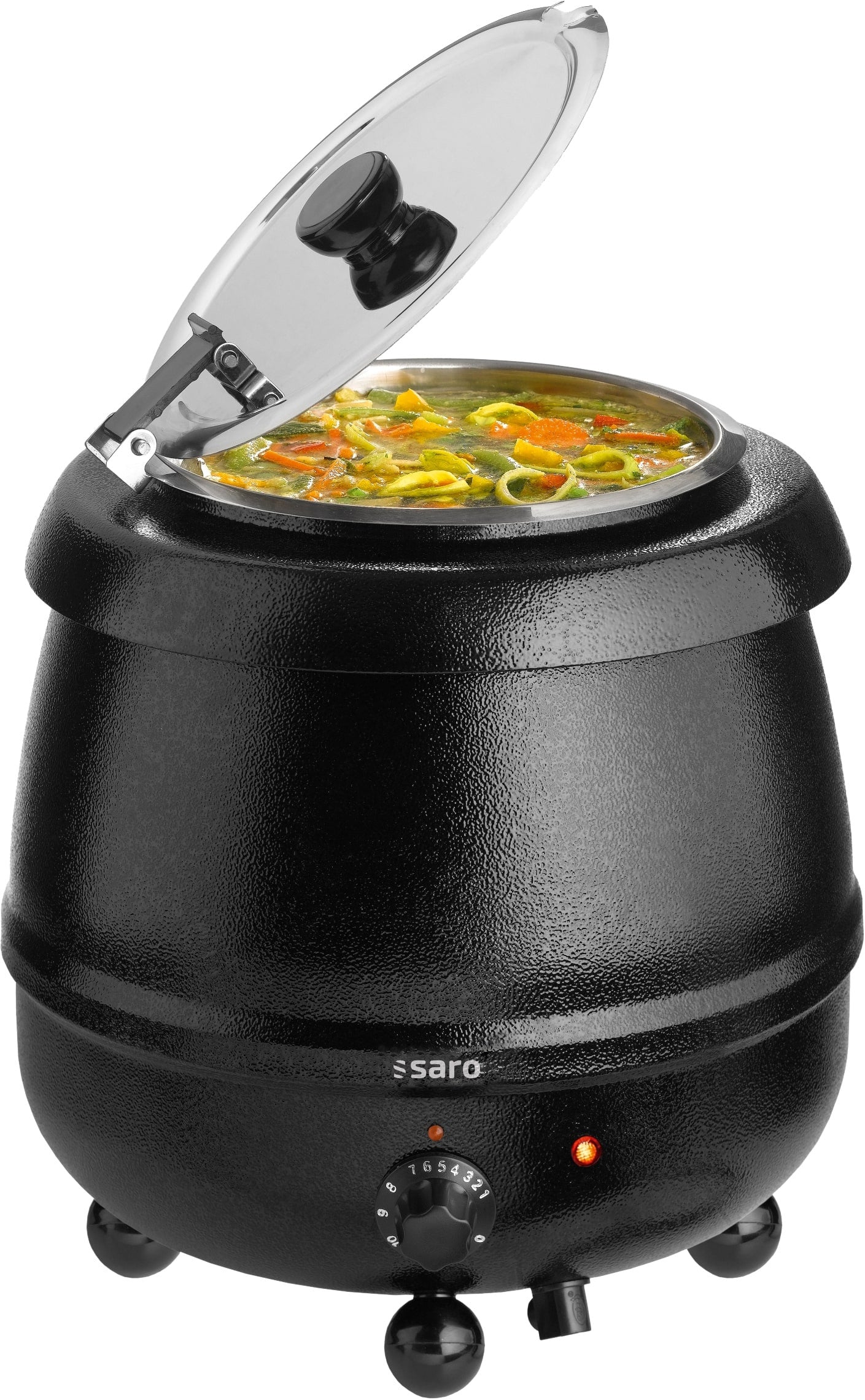 Marmite à soupe SKZ-12 - 10L - Température réglable - 0,4 kW Saro - Soupière professionnel CHR - matériel cuisine pro - Cuistéo