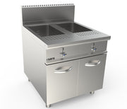Cuiseur nouilles gaz - 2x40L - 30kW - 800x900x850mm - LQ/CPG2V40 Saro - Cuiseur à Pâtes professionnel CHR - matériel cuisine pro - Cuistéo