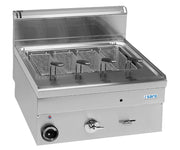 Cuiseur nouilles gaz - 25L - 11kW - 600x600x270mm - Sans paniers - GC66/SC Saro - Cuiseur à Pâtes professionnel CHR - matériel cuisine pro - Cuistéo