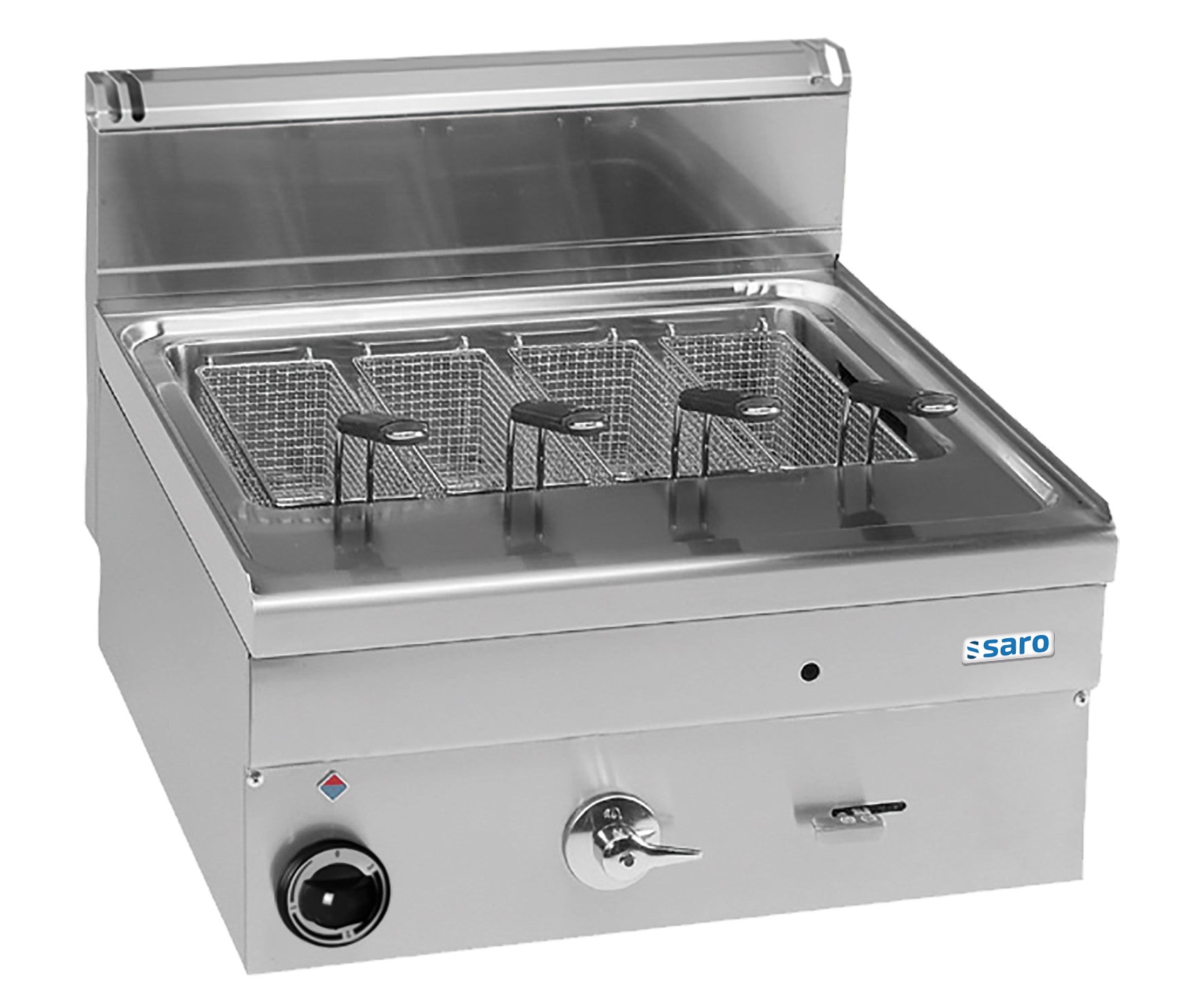 Cuiseur nouilles électrique - 25L - 9kW - 600x600x270mm - Sans paniers - EC66/SC Saro - Cuiseur à Pâtes professionnel CHR - matériel cuisine pro - Cuistéo