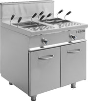 Cuiseur Pâtes Électrique - 2x28L - 800x700x850mm - 14kW - Professionnel Saro - Cuiseur à pâtes professionnel CHR - matériel cuisine pro - Cuistéo