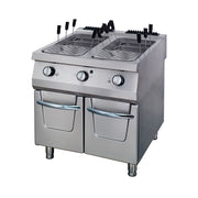 Cuisinière à pâtes - Double unité - Profondeur de 90 cm - Gaz 40 L 36.0 W Maxima - Cuiseur à pâtes professionnel CHR - matériel cuisine pro - Cuistéo