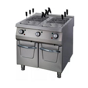 Cuiseur à pâtes - Double unité - Profondeur de 90 cm - Électrique - 400V 40 L 24000 W Maxima - Cuiseur à pâtes professionnel CHR - matériel cuisine pro - Cuistéo