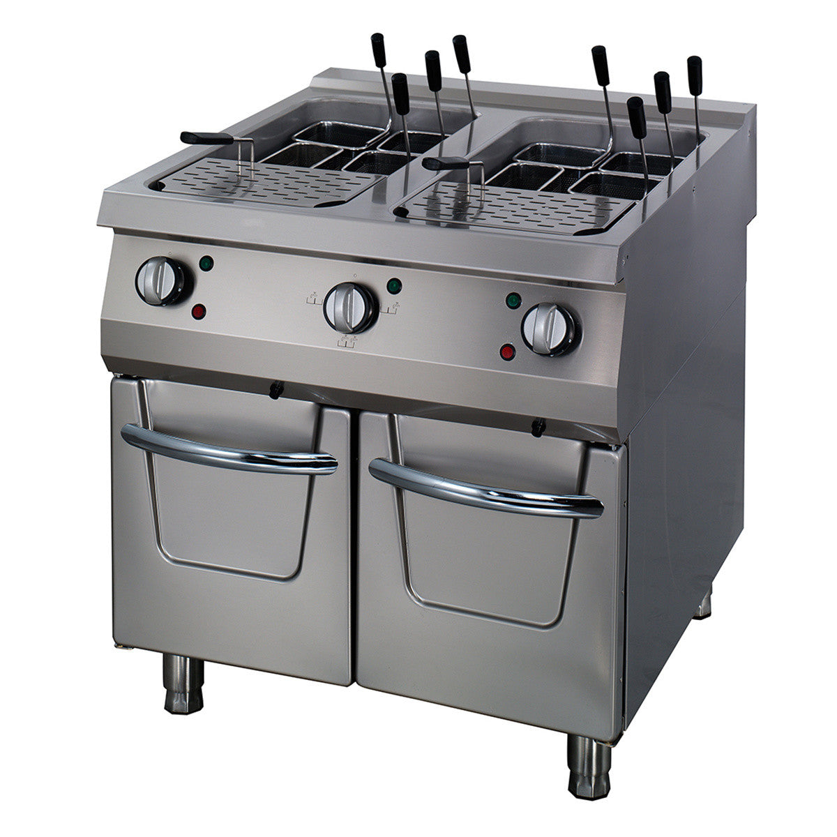 Cuiseur à pâtes - Double unité - Profondeur de 90 cm - Électrique - 400V 40 L 24000 W Maxima - vue 2 - Cuiseur à pâtes pro CHR - Cuistéo