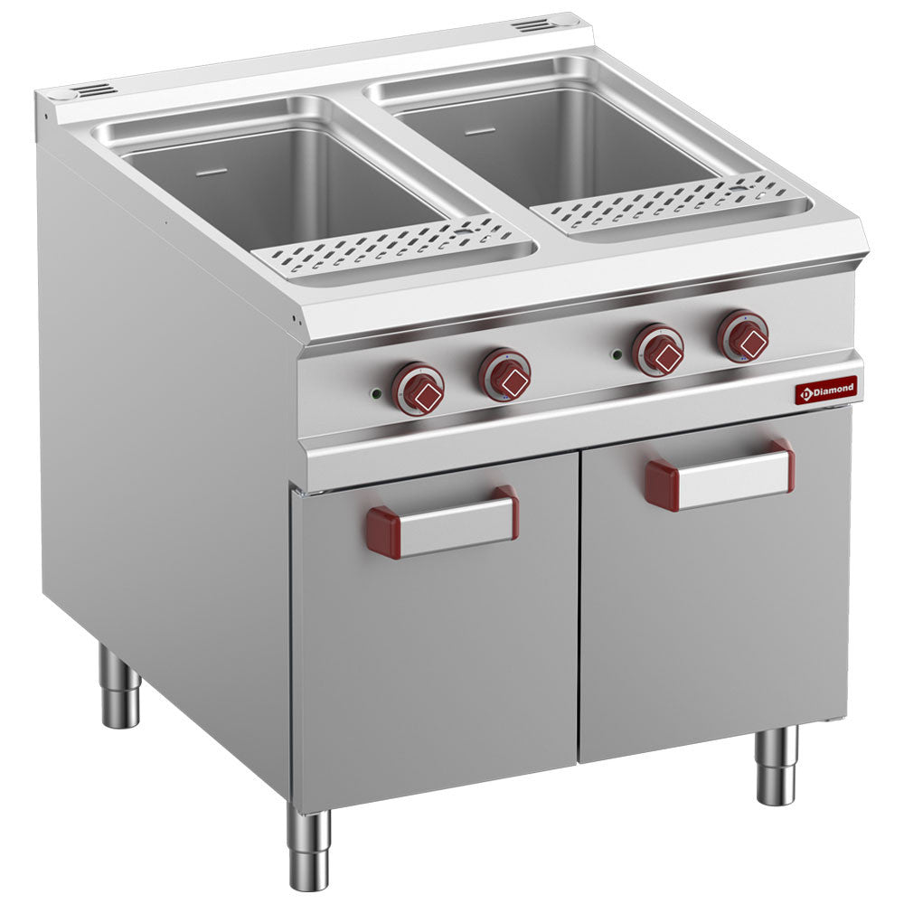 Cuiseur à pâtes électrique 2x 40 litres / meuble - Diamond