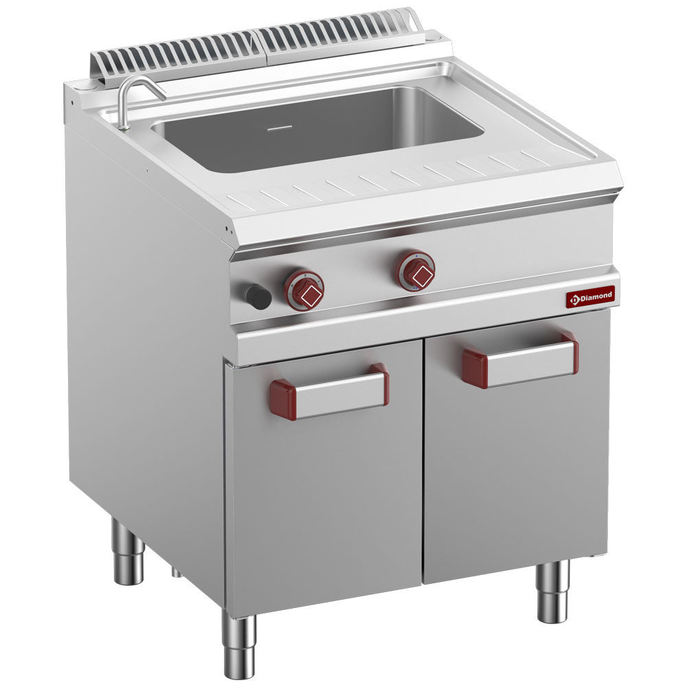Cuiseur à pâtes gaz 40 litres sur armoire - Diamond