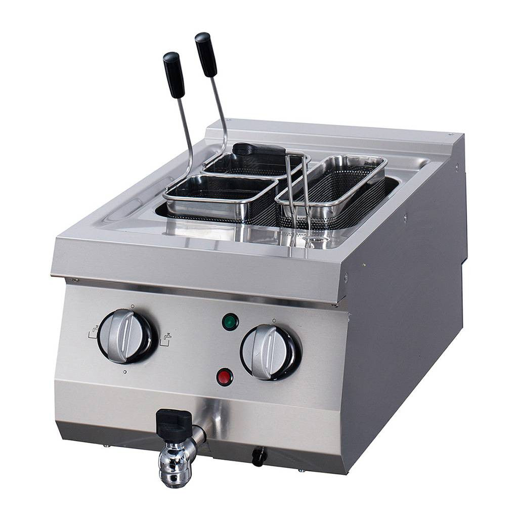Cuisinière à pâtes - 1 x 20L - Unité individuelle - Électrique 5500 W Maxima - Cuiseur à pâtes à poser professionnel CHR - matériel cuisine pro - Cuistéo