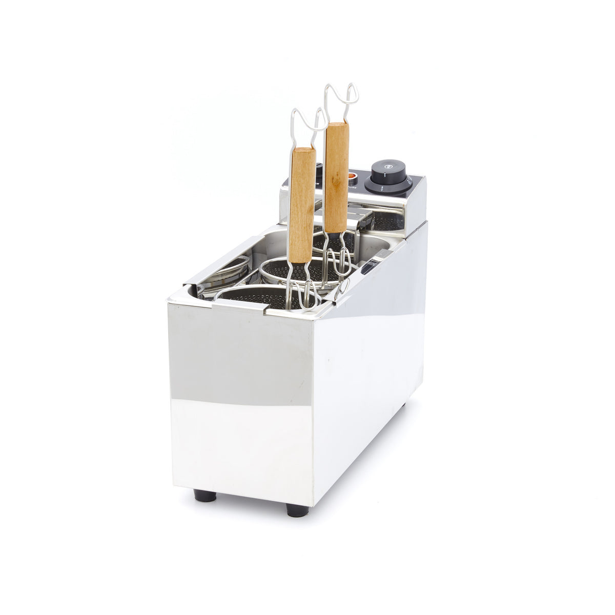Cuiseur à pâtes - 2 x 2L - incluant 2 paniers 2000 W Maxima - Cuiseur à pâtes à poser professionnel CHR - matériel cuisine pro - Cuistéo