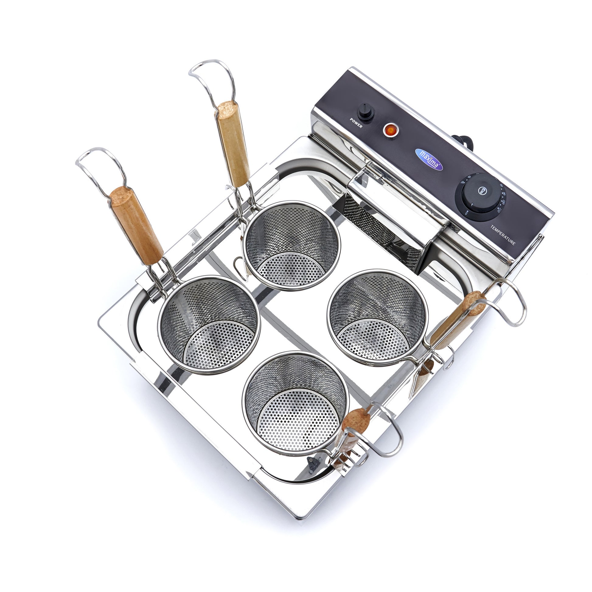 Cuiseur à pâtes - 4 x 2L - incluant 4 paniers 2500 W Maxima - vue 4 - Cuiseur à pâtes à poser pro CHR - Cuistéo