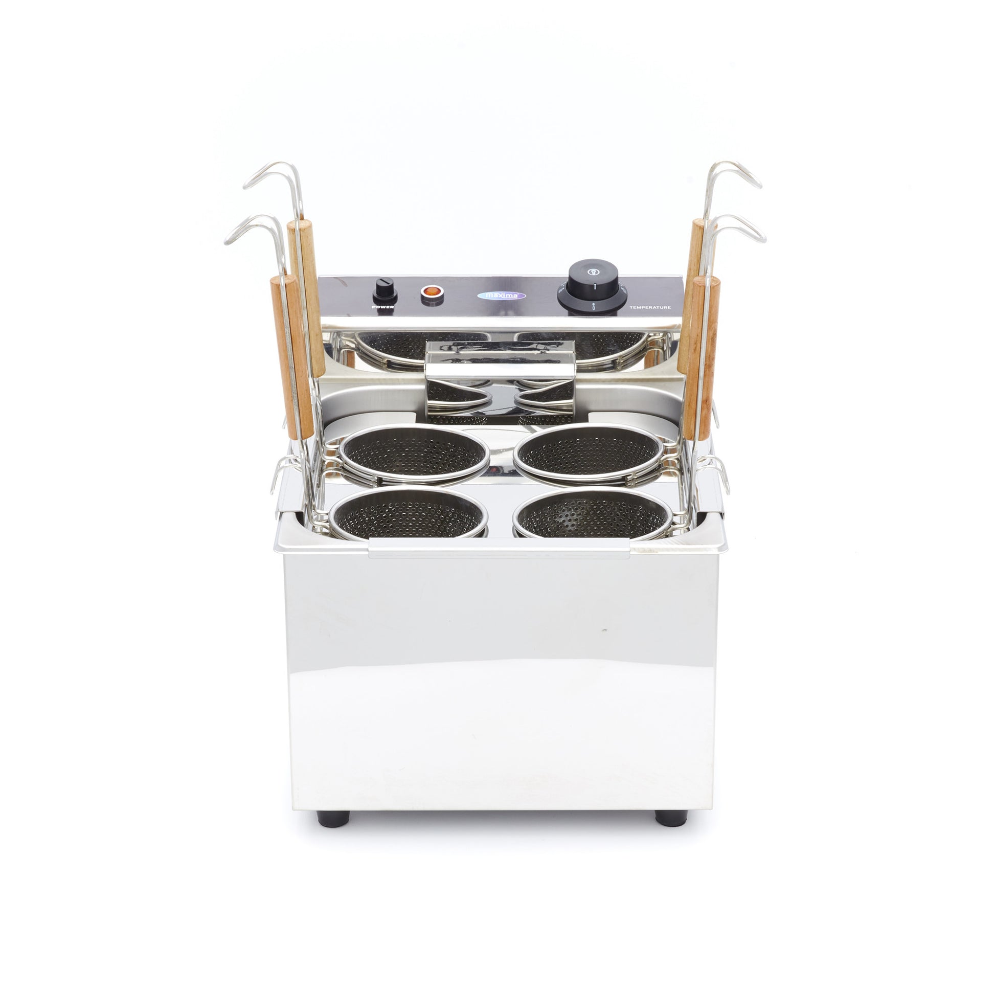 Cuiseur à pâtes - 4 x 2L - incluant 4 paniers 2500 W Maxima - vue 5 - Cuiseur à pâtes à poser pro CHR - Cuistéo