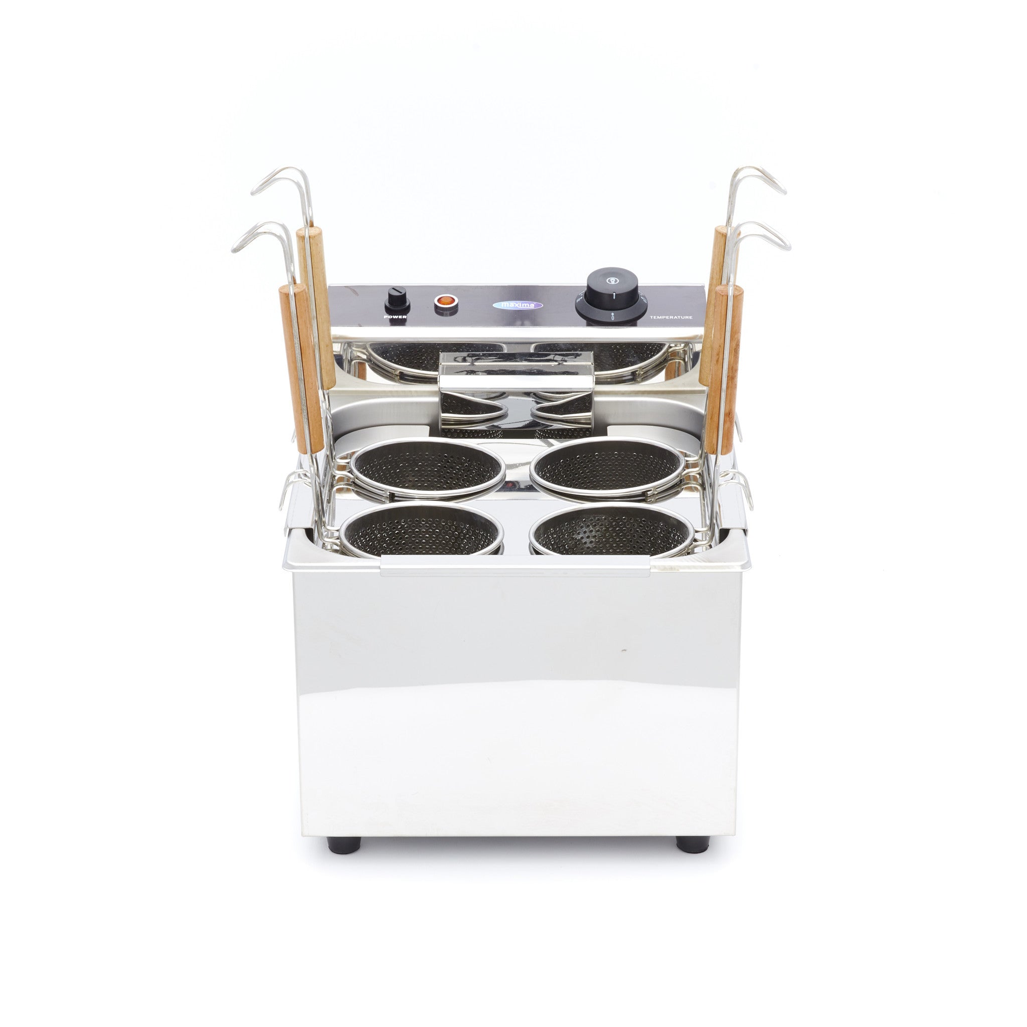 Cuiseur à pâtes - 4 x 2L - incluant 4 paniers 2500 W Maxima - vue 5 - Cuiseur à pâtes à poser pro CHR - Cuistéo