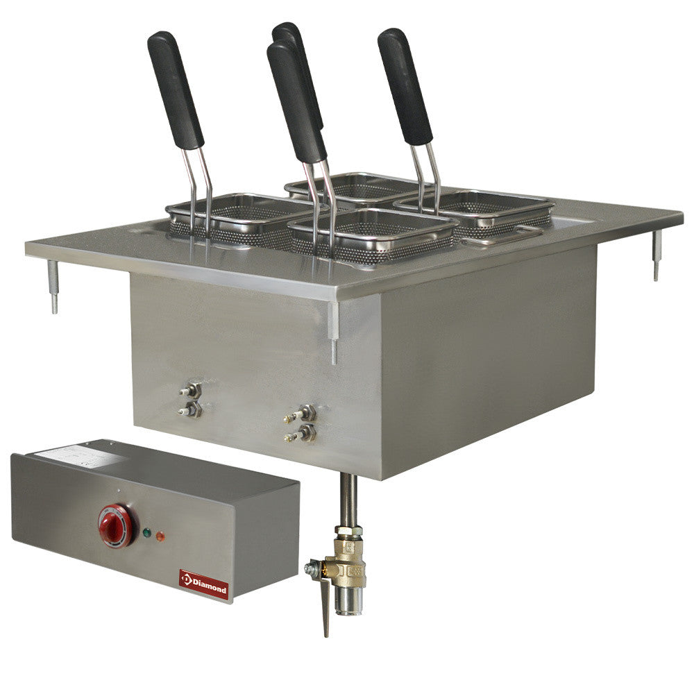 Cuiseur à pâtes électrique 20 litres à encastrer - Diamond