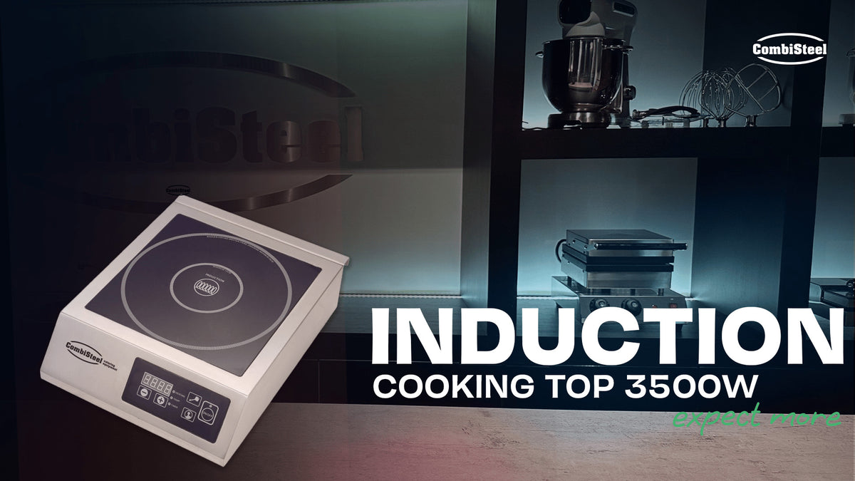 Plaque induction 3500w 460x250x650 mm 0.5 kW Combisteel - vue 4 - Réchaud induction pro CHR - Cuistéo