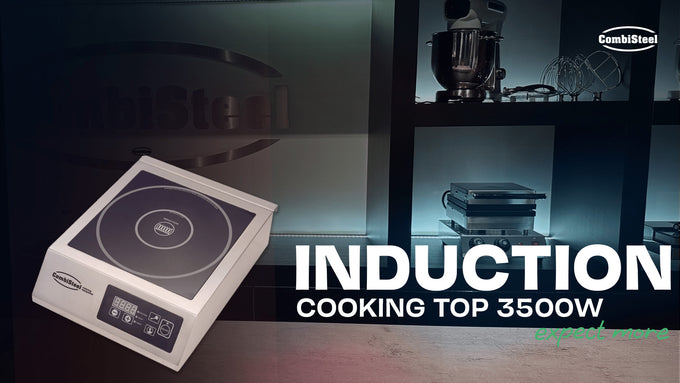 Plaque induction 3500w 460x250x650 mm 0.5 kW Combisteel - vue 4 - Réchaud induction pro CHR - Cuistéo