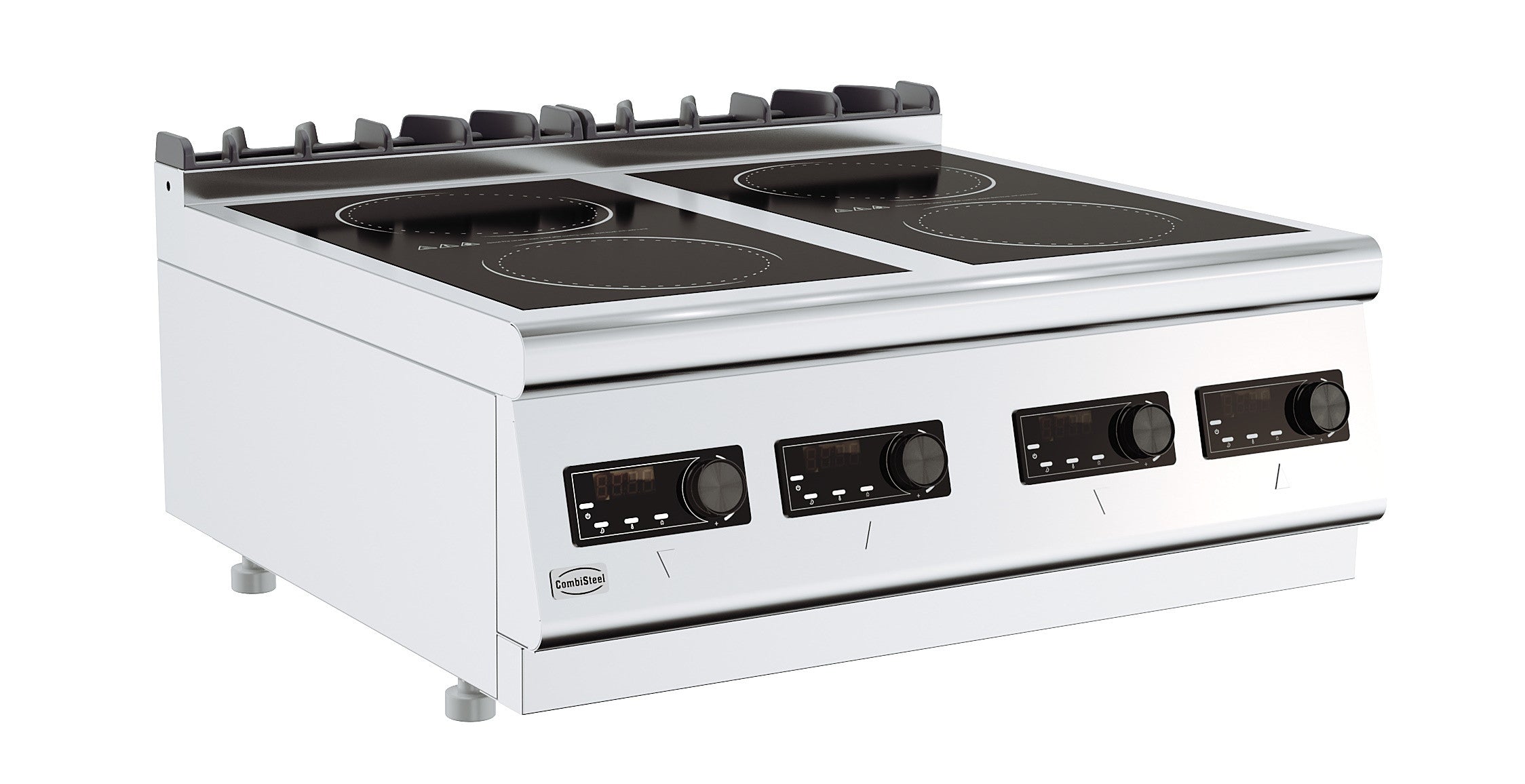 Induction cuisinière 4 plaques 350x654x115 mm 4 L 14 kW Combisteel - Réchaud induction professionnel CHR - matériel cuisine pro - Cuistéo