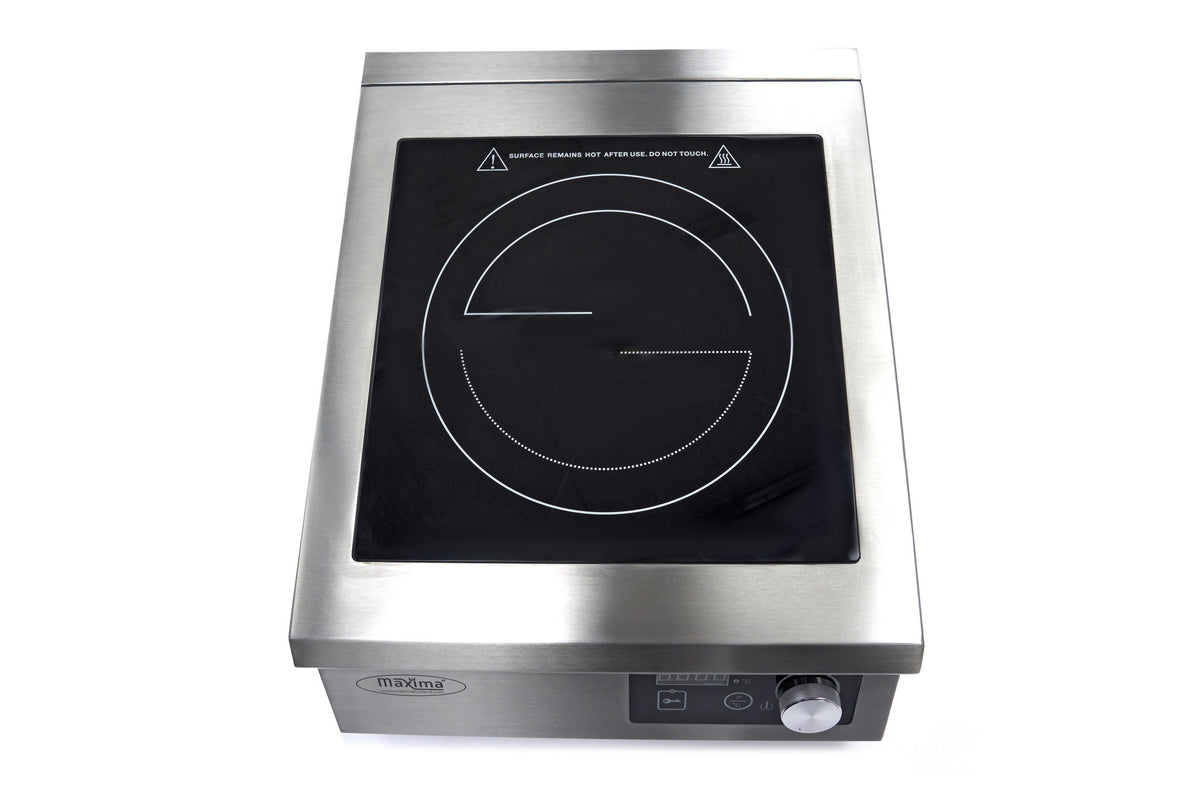 Plaque de cuisson - Ø32cm - 5000W - Induction - 400V Maxima - vue 2 - Réchaud induction pro CHR - Cuistéo
