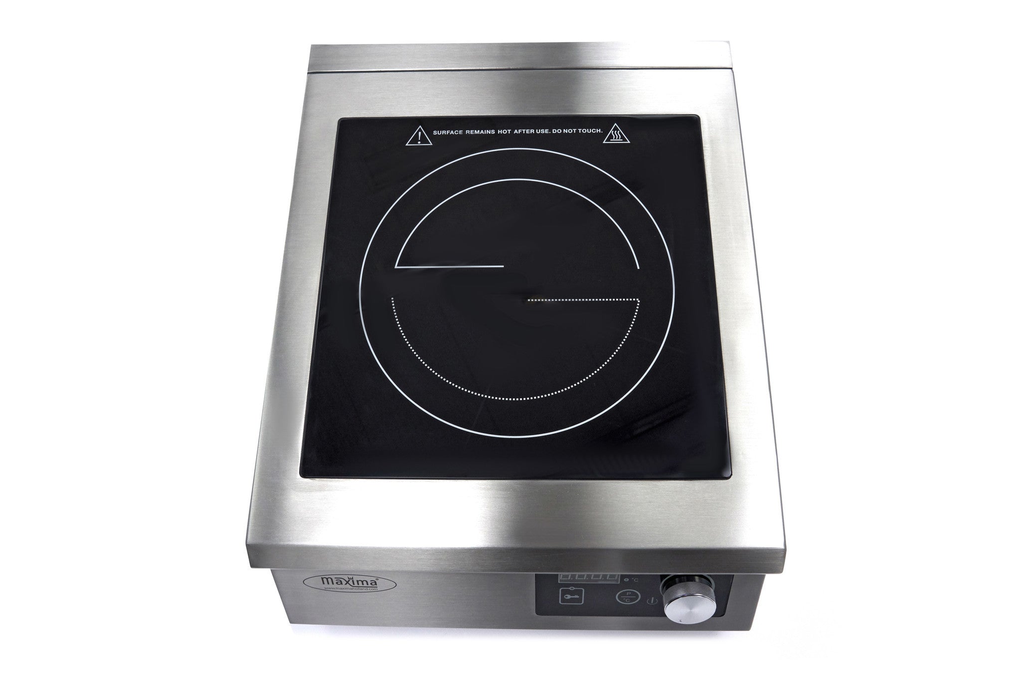 Plaque de cuisson - Ø32cm - 5000W - Induction - 400V Maxima - vue 2 - Réchaud induction pro CHR - Cuistéo