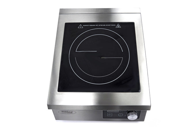 Plaque de cuisson - Ø32cm - 5000W - Induction - 400V Maxima - vue 2 - Réchaud induction pro CHR - Cuistéo