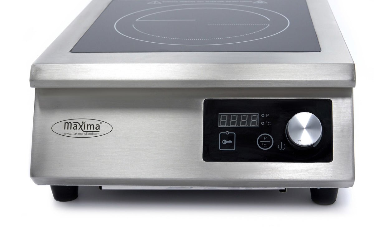 Plaque de cuisson - Ø32cm - 5000W - Induction - 400V Maxima - vue 3 - Réchaud induction pro CHR - Cuistéo