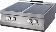 Cuisinière infrarouge - 4 brûleurs - Double unité - Profondeur de 90 cm - Électrique 12000 W Maxima - Réchaud professionnel CHR - matériel cuisine pro - Cuistéo
