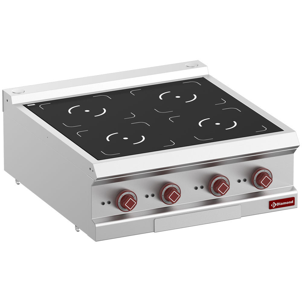 Cuisinière électrique 4 foyers induction - Diamond