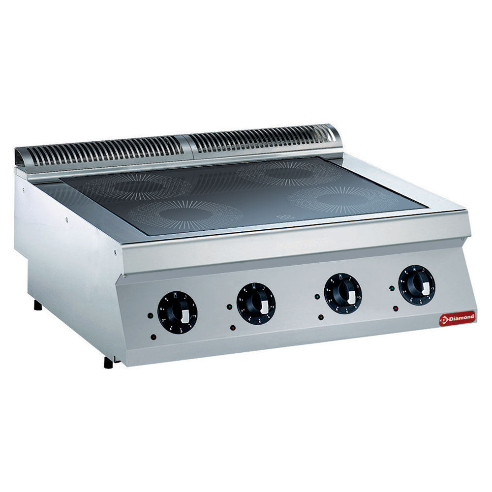 Cuisinière électrique 4 foyers à induction - Diamond