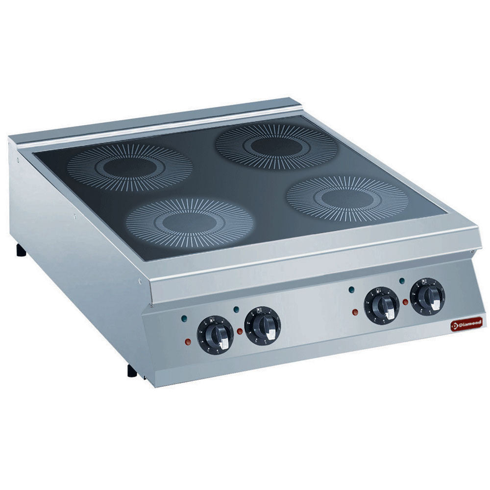 Cuisinière électrique 4 foyers à induction - Diamond