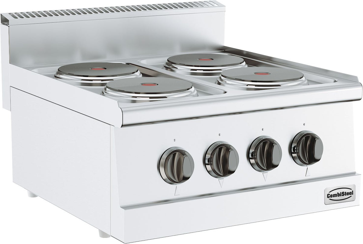 Cuisinière électrique 4 plaques 340x400x700 mm 4 kW Combisteel - Réchaud électrique professionnel CHR - matériel cuisine pro - Cuistéo