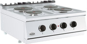 Cuisinière électrique 4 plaques 565x400x120 mm 2 kW Combisteel - Réchaud électrique professionnel CHR - matériel cuisine pro - Cuistéo