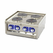 Cuisinière professionnelle - 4 brûleurs - Double unité 7000 W Maxima - Réchaud électrique professionnel CHR - matériel cuisine pro - Cuistéo