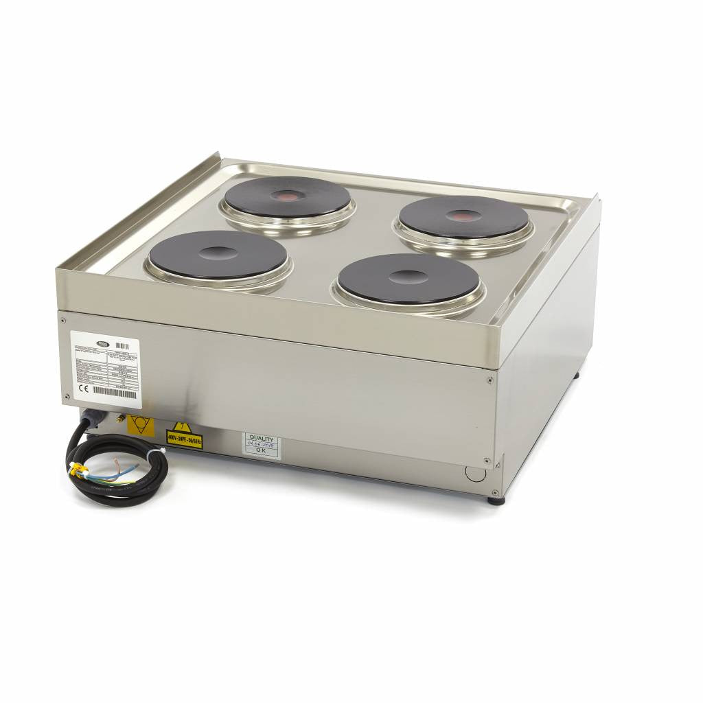 Cuisinière professionnelle - 4 brûleurs - Double unité 7000 W Maxima - vue 4 - Réchaud électrique pro CHR - Cuistéo