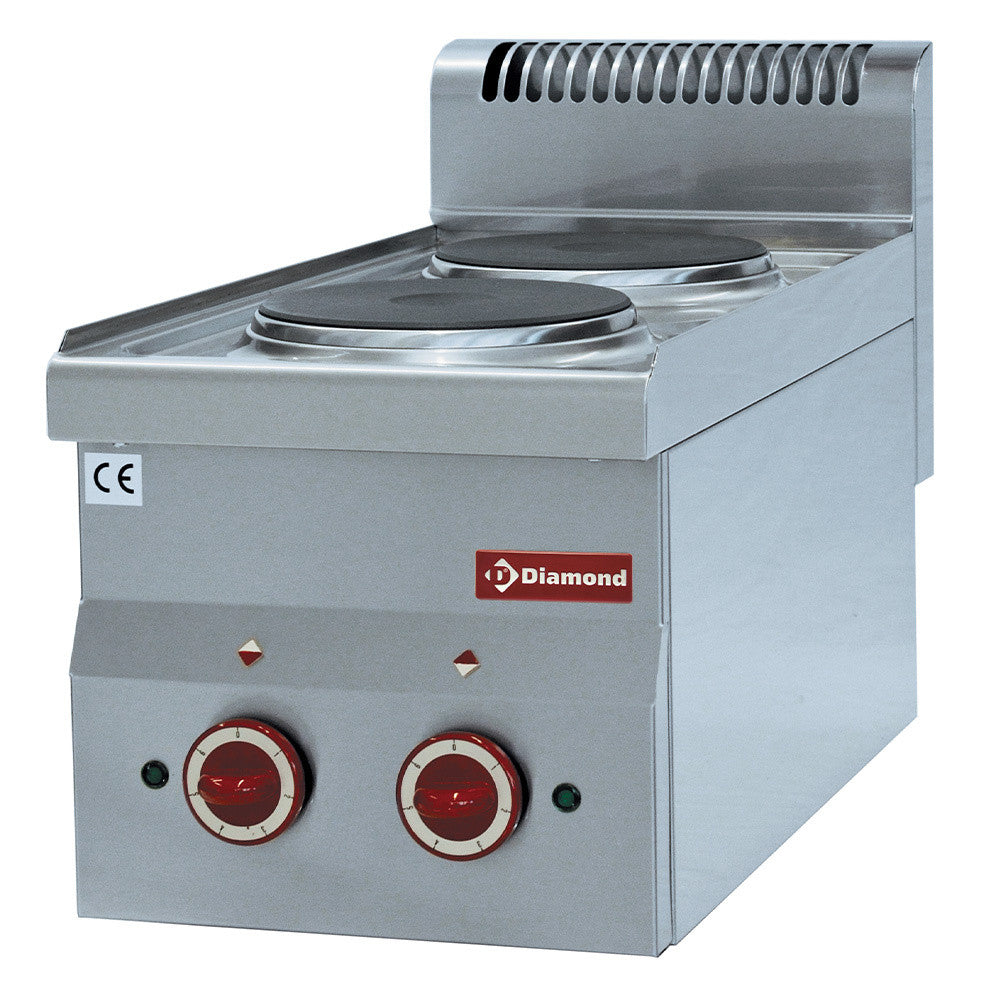 Cuisinière électrique 2 plaques - Diamond