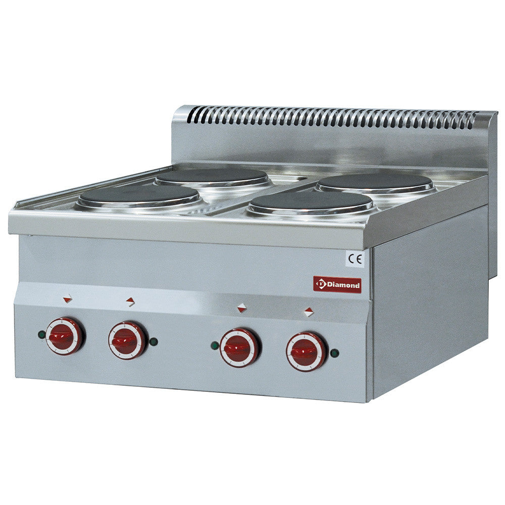 Cuisinière électrique 4 plaques - Diamond