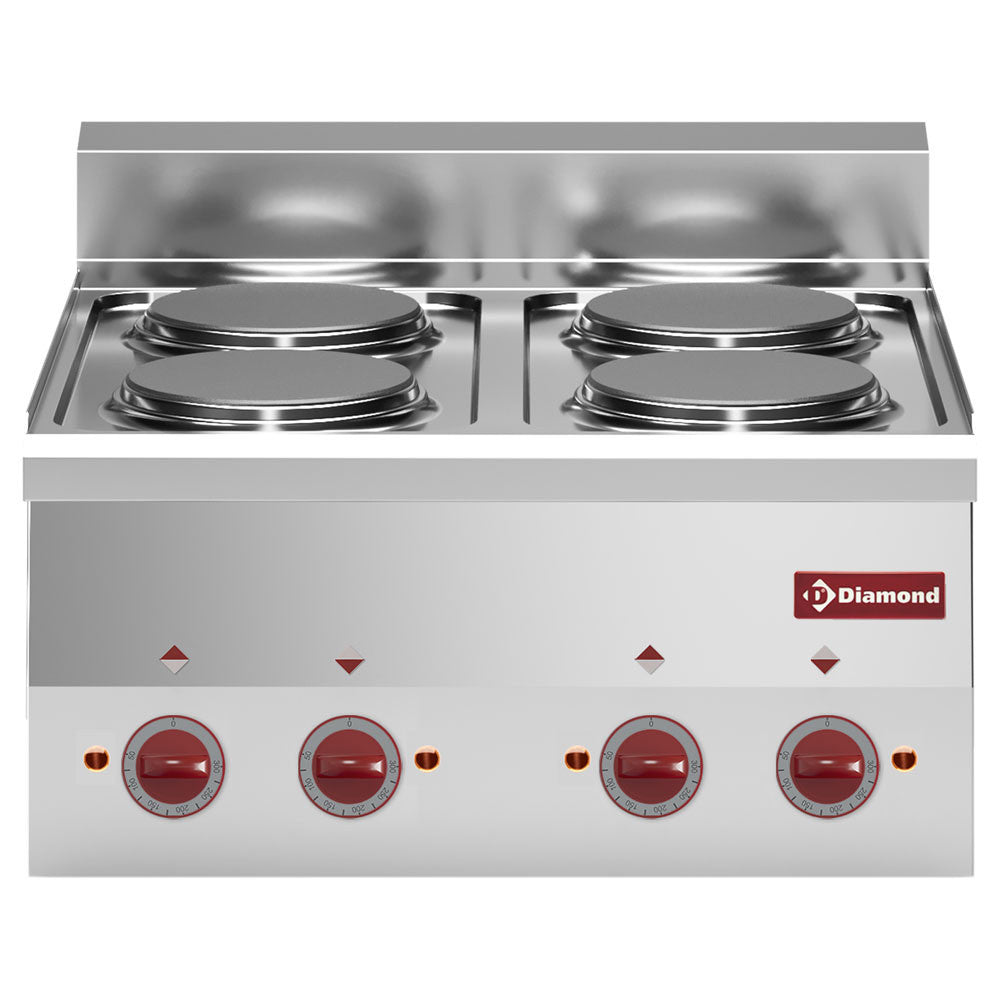 Cuisinière électrique 4 plaques - Diamond