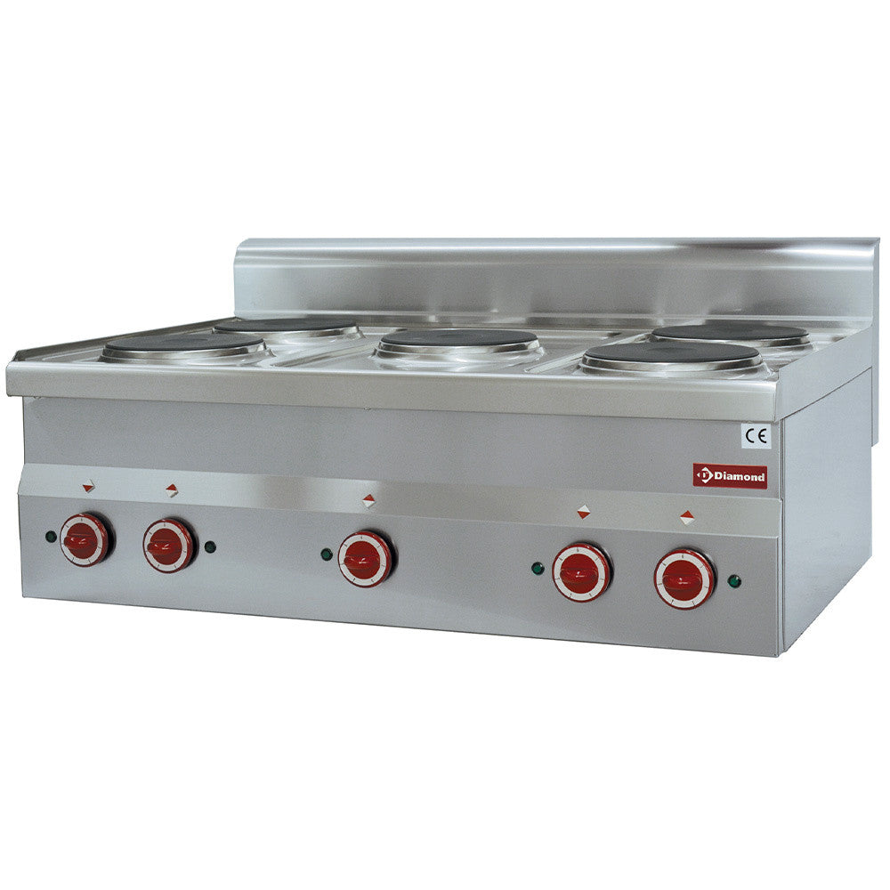 Cuisinière électrique 5 plaques - Diamond