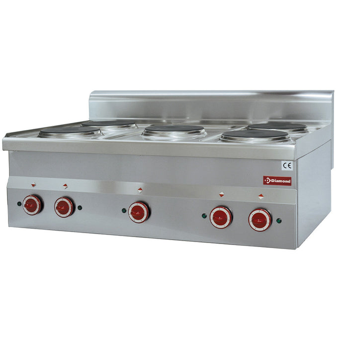 Cuisinière électrique 5 plaques - Diamond