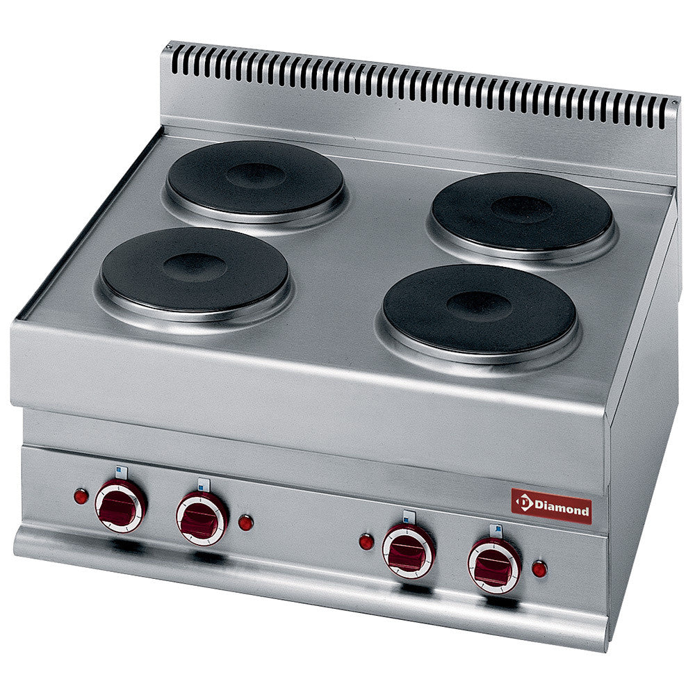 Cuisinière électrique 4 plaques - Diamond