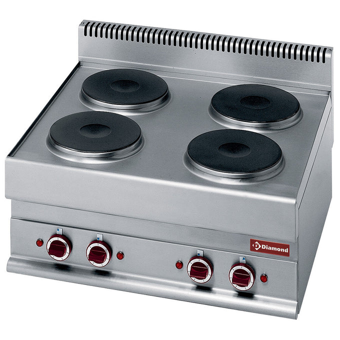 Cuisinière électrique 4 plaques - Diamond