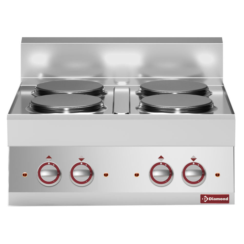 Cuisinière électrique 4 plaques - Diamond