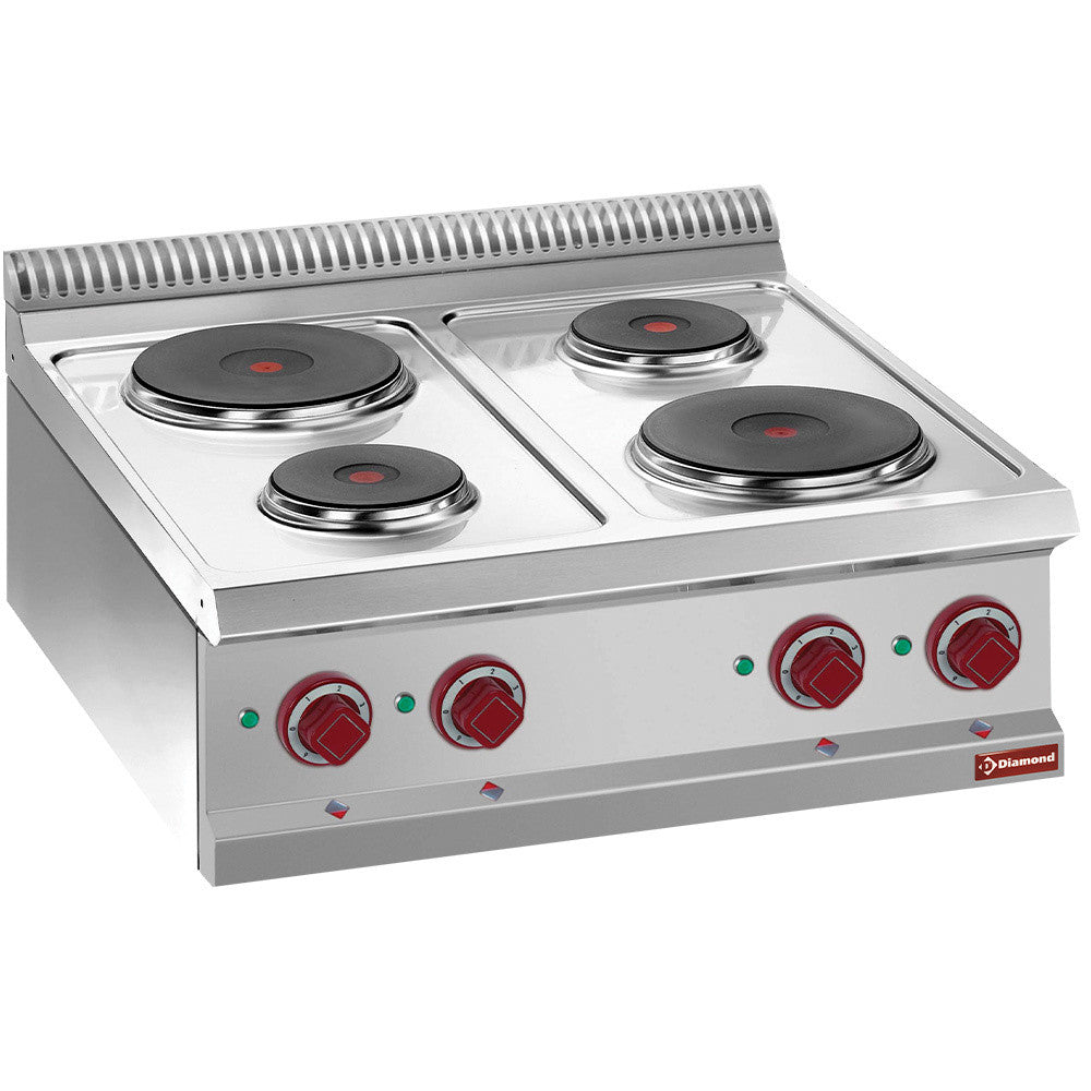 Cuisinière électrique 4 plaques - Diamond