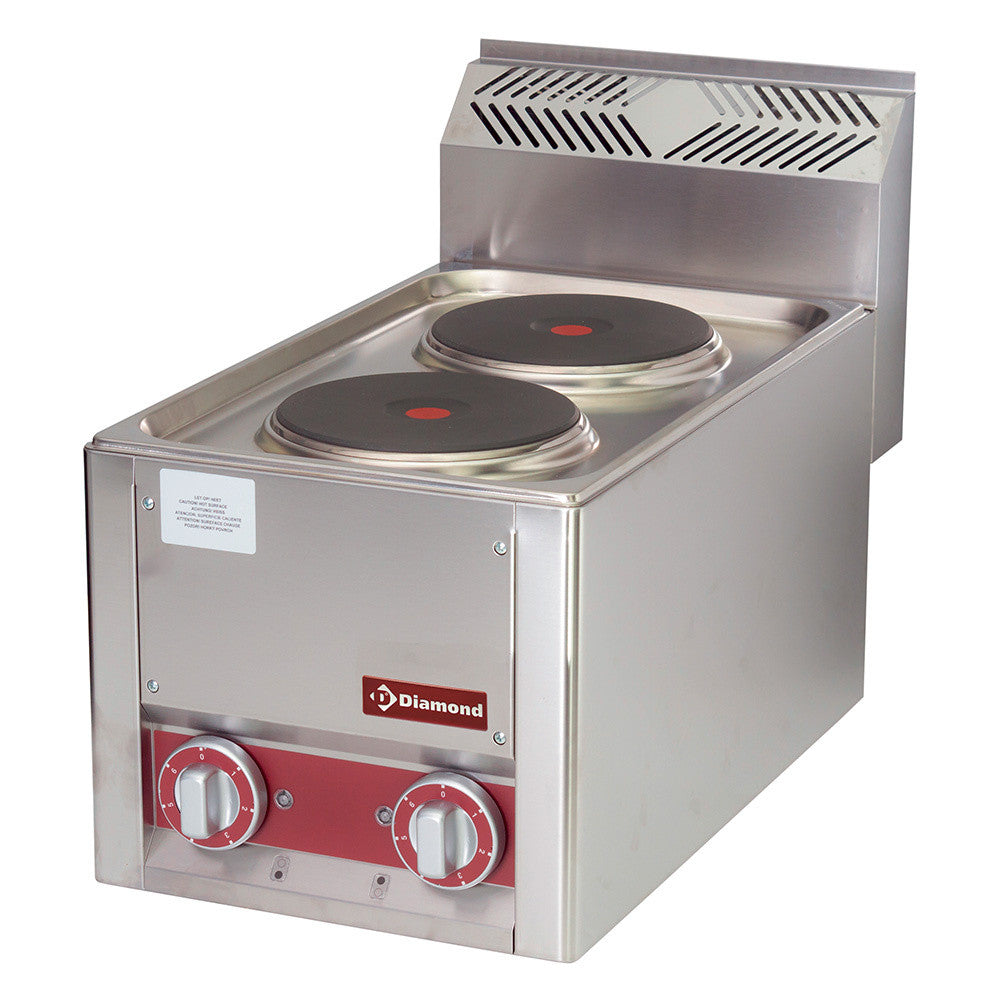 Cuisinière électrique 2 plaques - Diamond