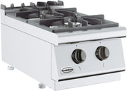 Cuisinière à gaz 2 bruleurs 330x380x650 mm 2 kW Combisteel - Réchaud gaz professionnel CHR - matériel cuisine pro - Cuistéo