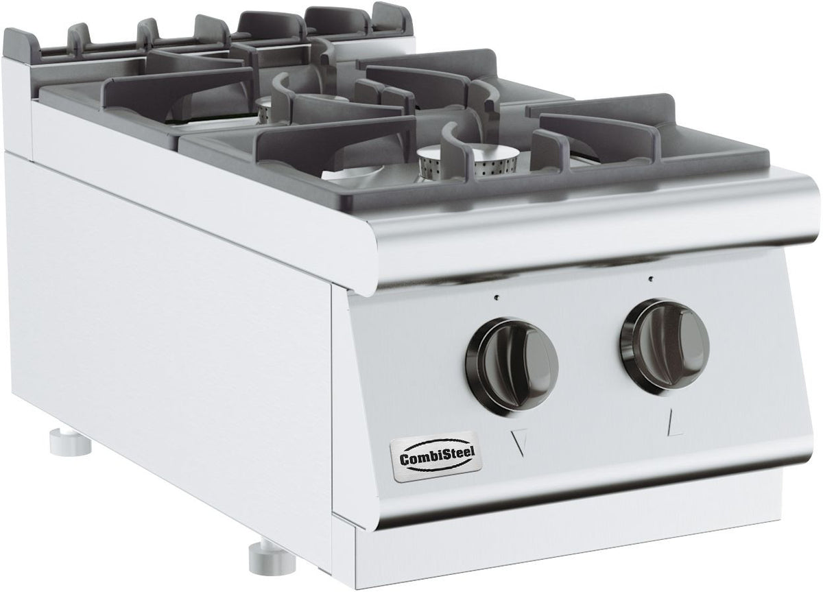 Cuisinière à gaz 2 bruleurs 330x380x650 mm 2 kW Combisteel - Réchaud gaz professionnel CHR - matériel cuisine pro - Cuistéo