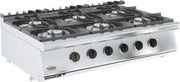 Cuisinière à gaz 6 bruleurs 1200x700x597 mm 6 kW Combisteel - Réchaud gaz professionnel CHR - matériel cuisine pro - Cuistéo