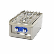 Cuisinière professionnelle - 2 brûleurs - Unité individuelle 700x400x597 mm 5 kW Maxima - Réchaud gaz professionnel CHR - matériel cuisine pro - Cuistéo