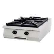 Cuisinière 1 brûleur - Double unité - Profondeur de 90 cm - Gaz Maxima - Réchaud gaz professionnel CHR - matériel cuisine pro - Cuistéo