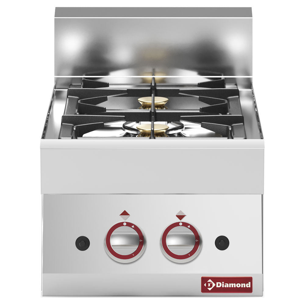 Cuisinière gaz 2 feux vifs - Diamond