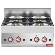 Cuisinière gaz 4 feux vifs - Diamond