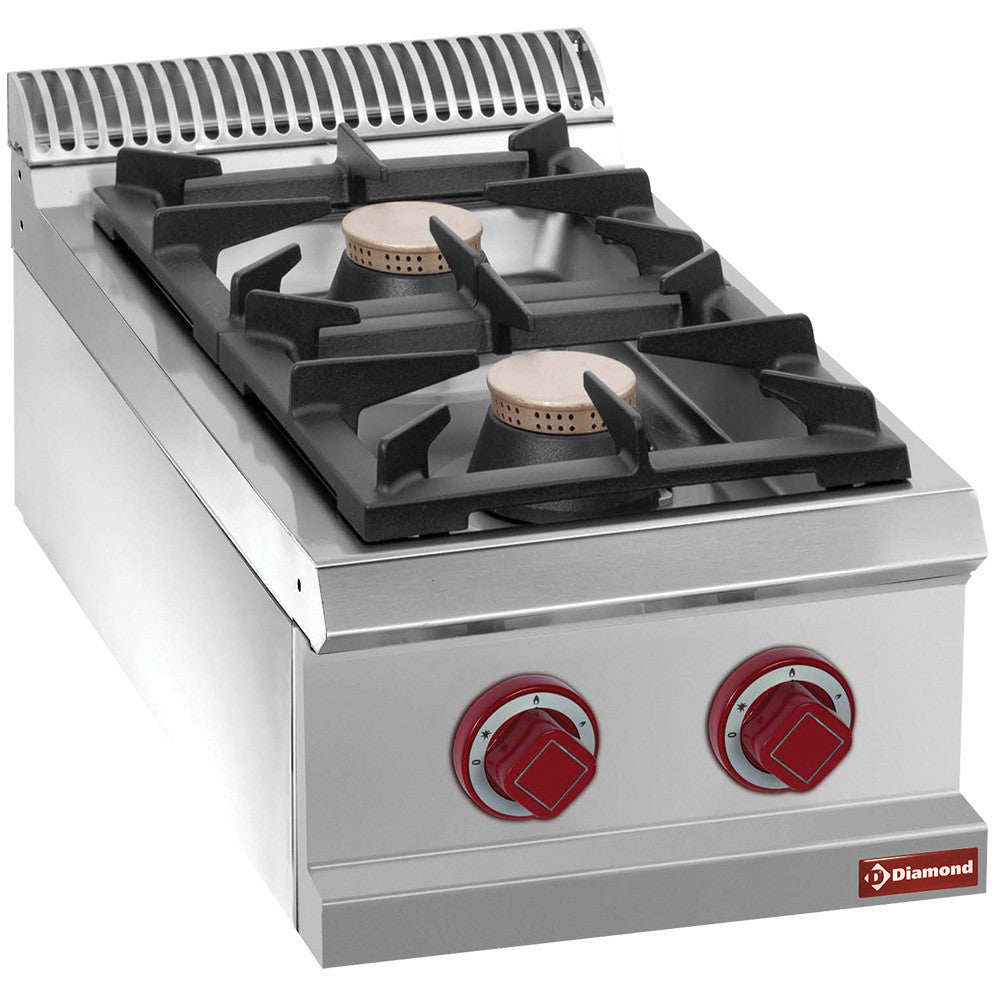 Cuisinière gaz 2 feux vifs - Diamond