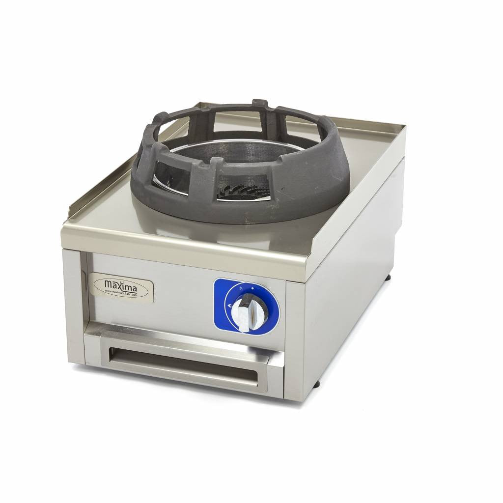 Cuisinière Wok - Anneau de cuisson diam 28cm 12.0 kW Maxima - Réchaud wok professionnel CHR - matériel cuisine pro - Cuistéo